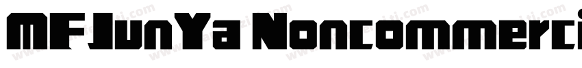 MFJunYa Noncommercial Regula字体转换